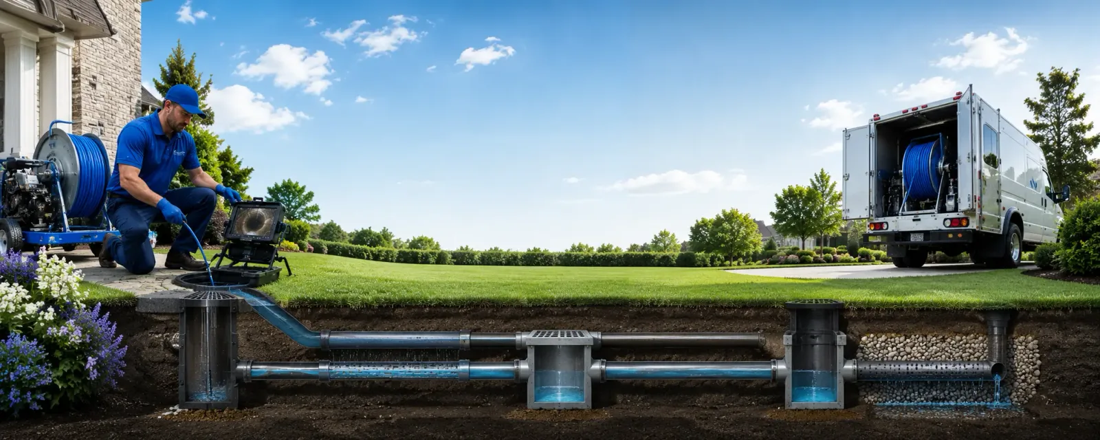 Outdoor drain cleaning information for Montclair, NJ